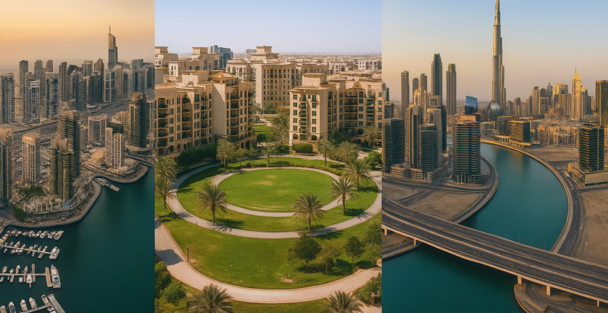 Dubai Marina vs JVC vs Business Bay — Where Should You Live?