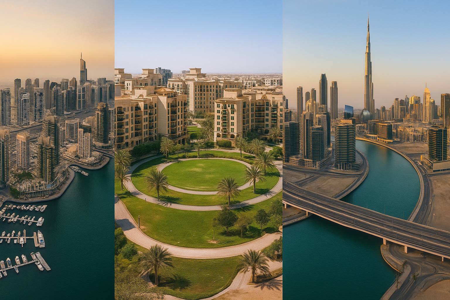 Dubai Marina vs JVC vs Business Bay — Where Should You Live?