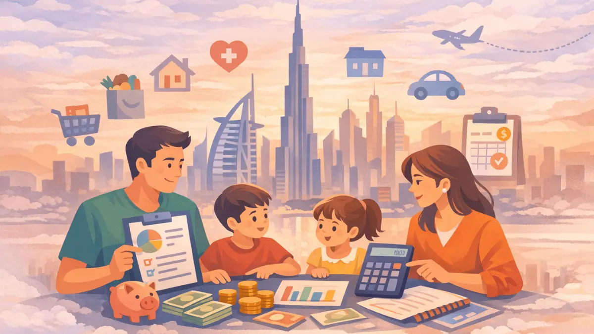 Monthly Budget for a Family in Dubai