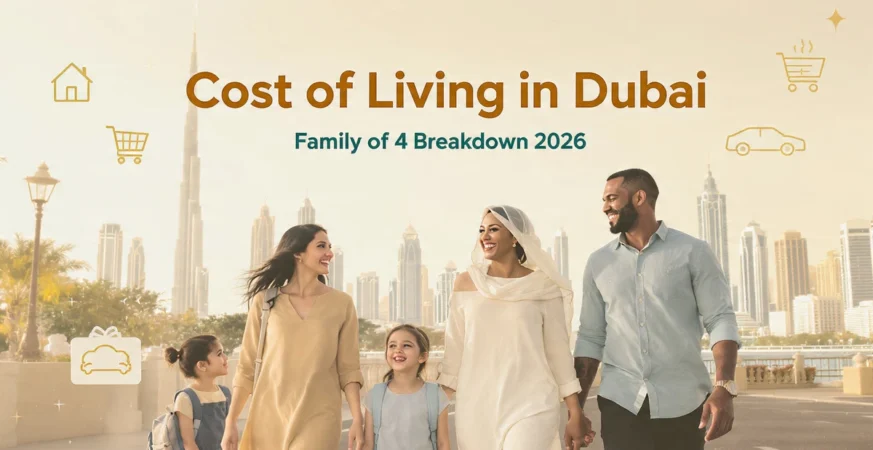 cost of living Dubai for a family of four
